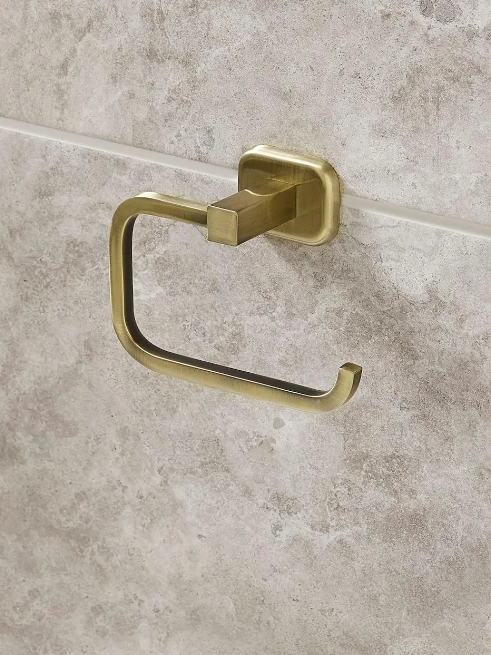 New Next Garda Toilet Roll Holder Gold