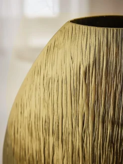 Clearance Next Gold Large Evie Metal Textured Vase