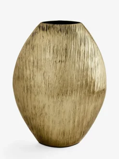 Clearance Next Gold Large Evie Metal Textured Vase