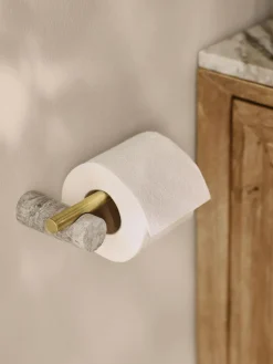 Best Next Gold Marble N. Premium Toilet Roll Holder