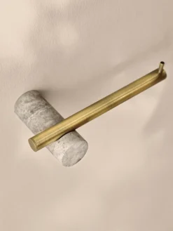 Best Next Gold Marble N. Premium Toilet Roll Holder