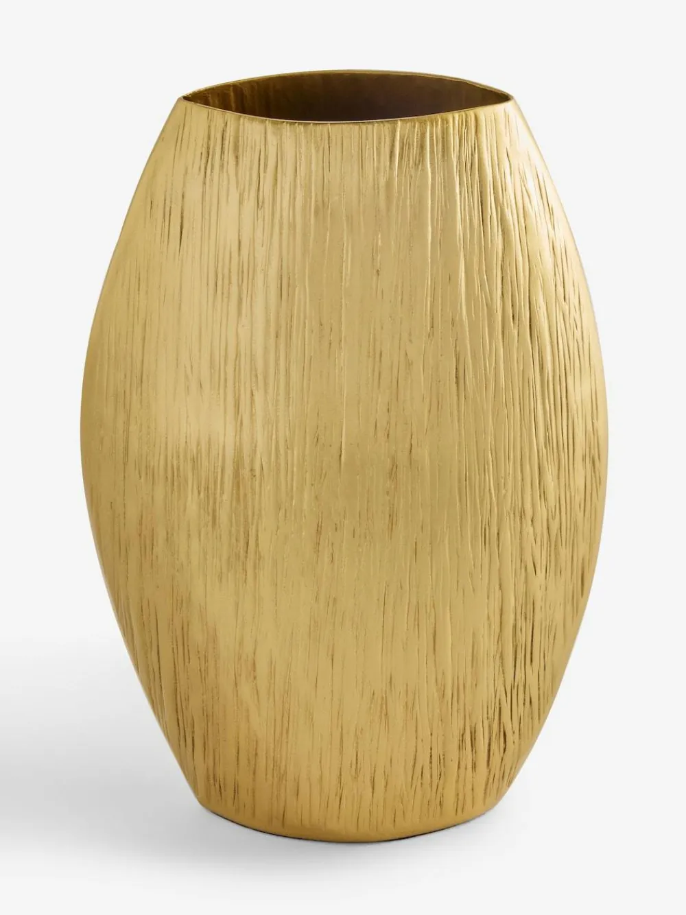 Discount Next Gold Medium Evie Metal Textured Vase