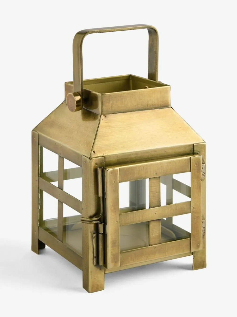 Next Gold Metal and Glass Lantern Small^ Candle Holders & Lanterns