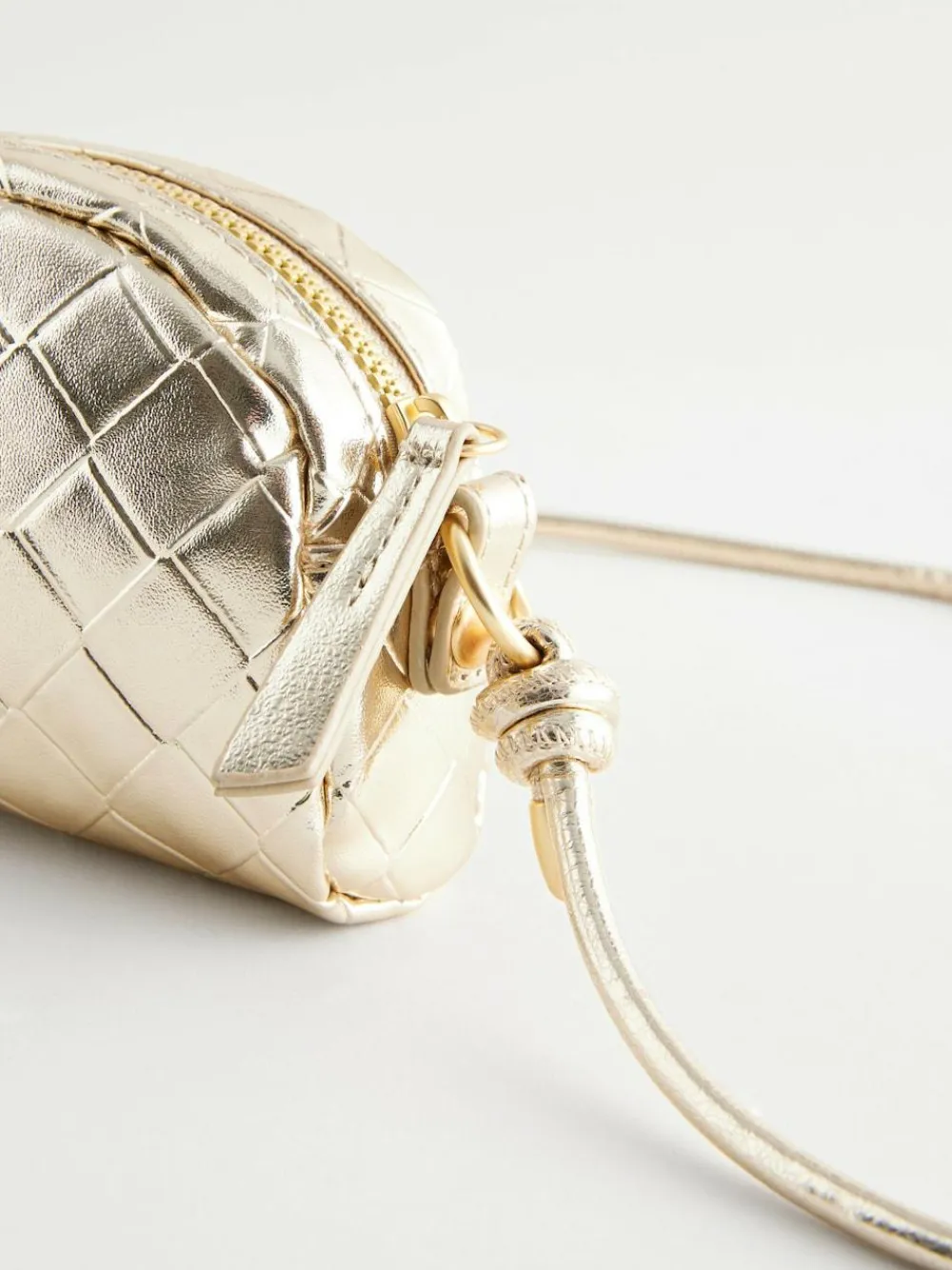 Next Gold Metallic Cross-Body Bag^ Bags