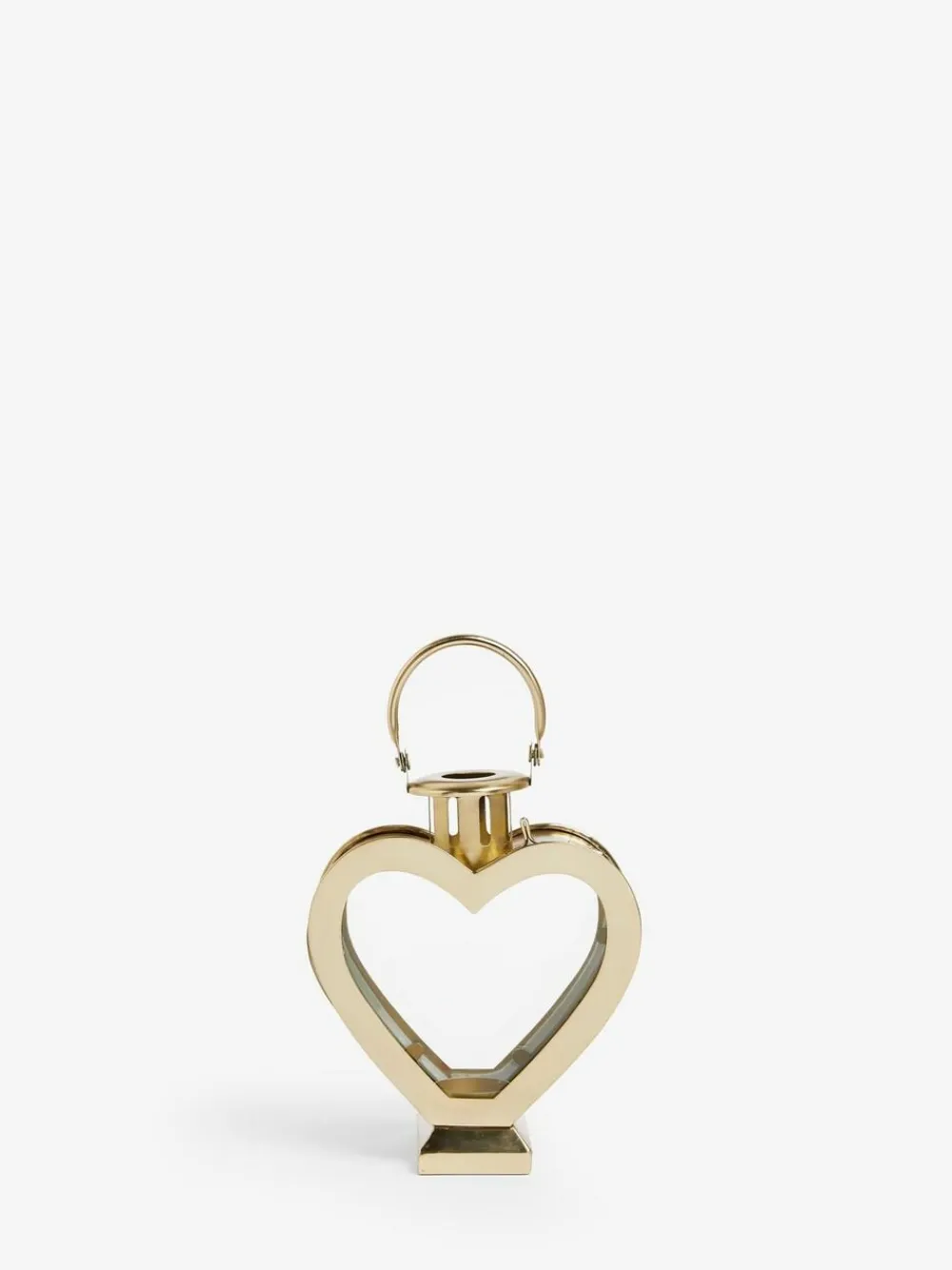 Sale Next Gold Mini Metal Heart Lantern Candle Holder