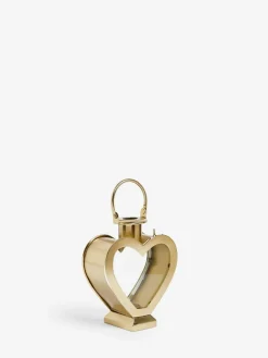 Sale Next Gold Mini Metal Heart Lantern Candle Holder