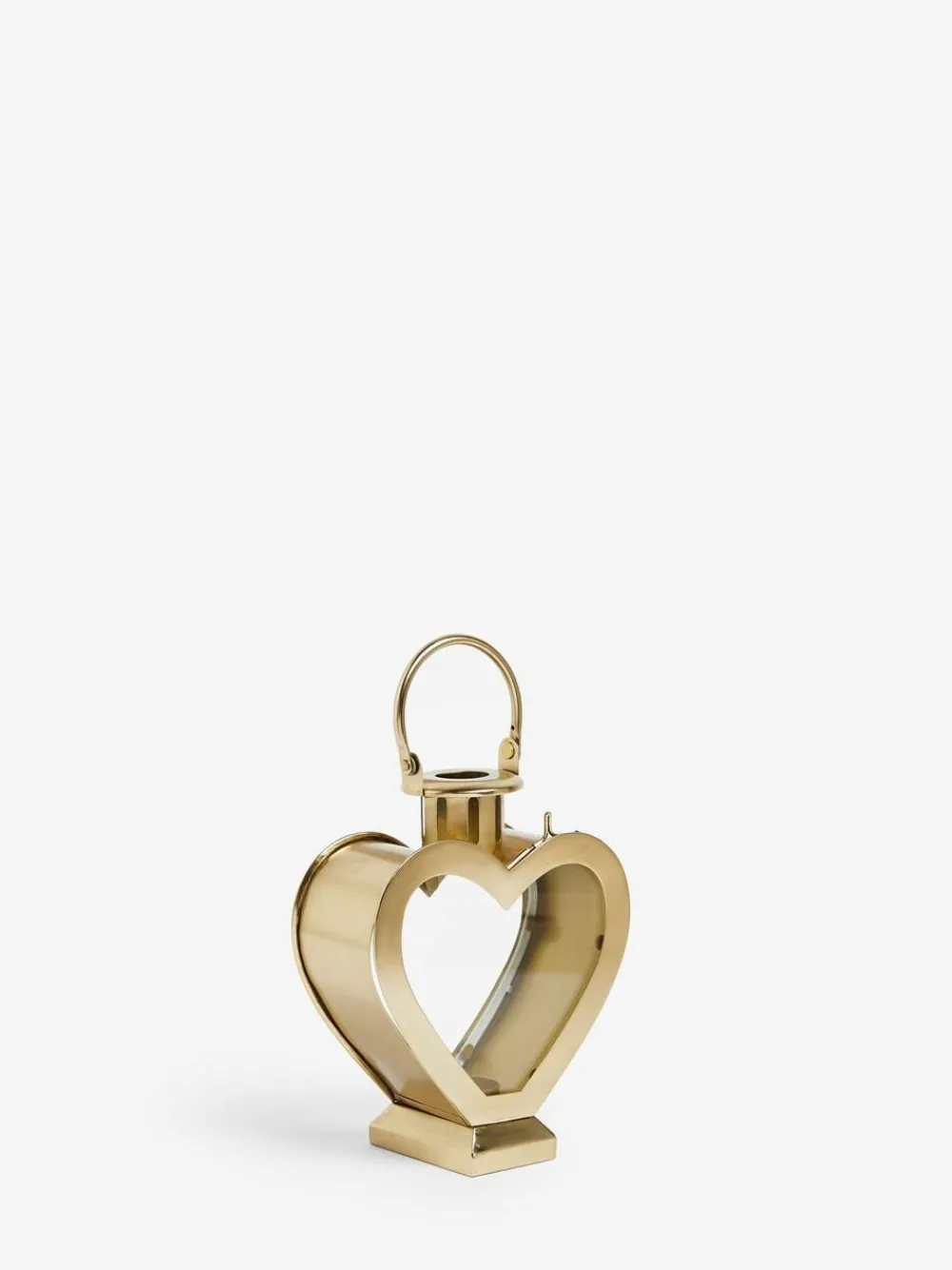 Sale Next Gold Mini Metal Heart Lantern Candle Holder
