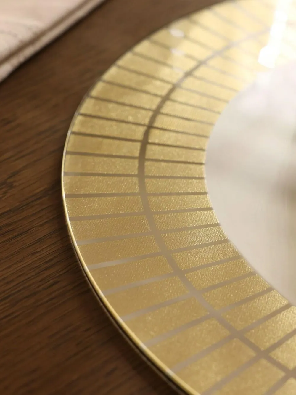 Next Gold Mirrored Charger Plate^ Table Linen, Placemats & Coasters