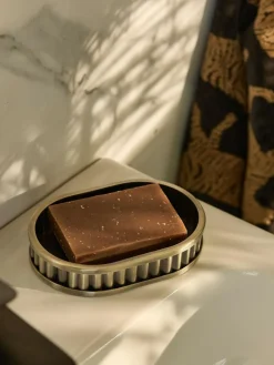 New Next Gold Rib Soap Dish