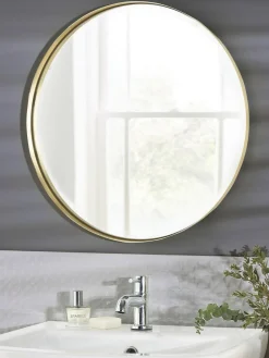 Outlet Next Round Wall Mirror Gold