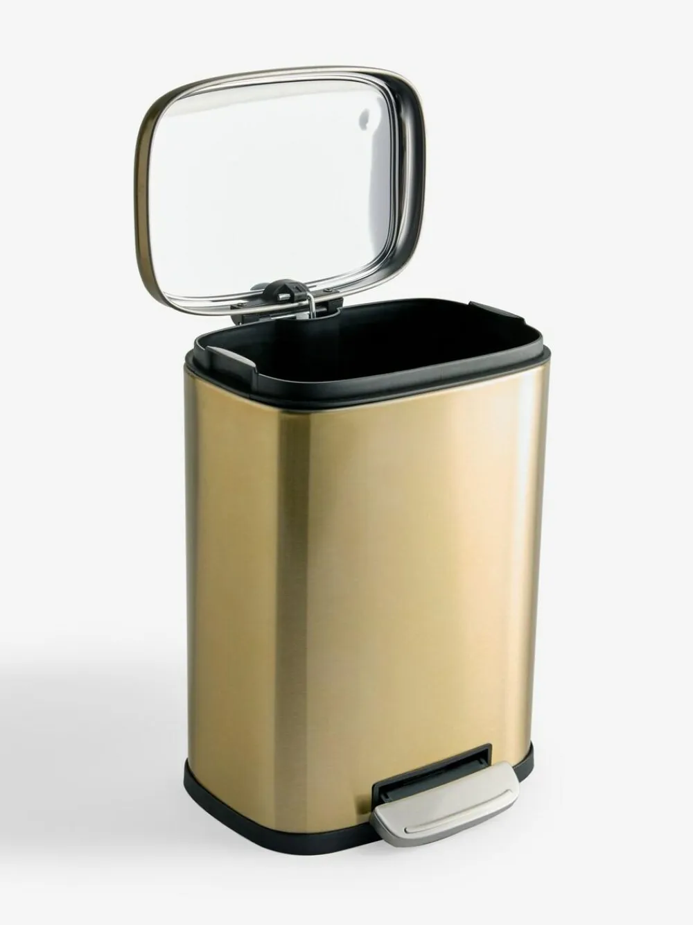Outlet Next Soft Close 5 Litre Pedal Bin Gold