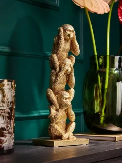 Online Next Gold Three Wise Monkeys Ornament