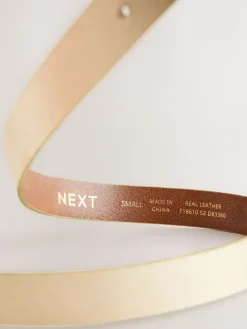 Next Regular Statement Buckle Leather Belt^Women Belts