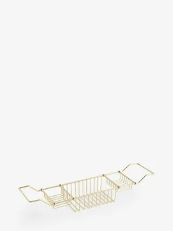 Next Gold Wire Storage Bath Tray^ Bathroom Accessories