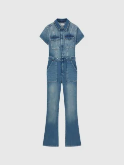 Good American Denim Bootcut Jumpsuit^Women Jumpsuits & Playsuits