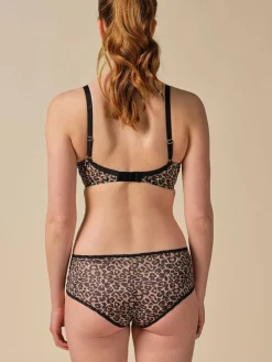 New Gossard Glossies Sheer Moulded Bra Yellow