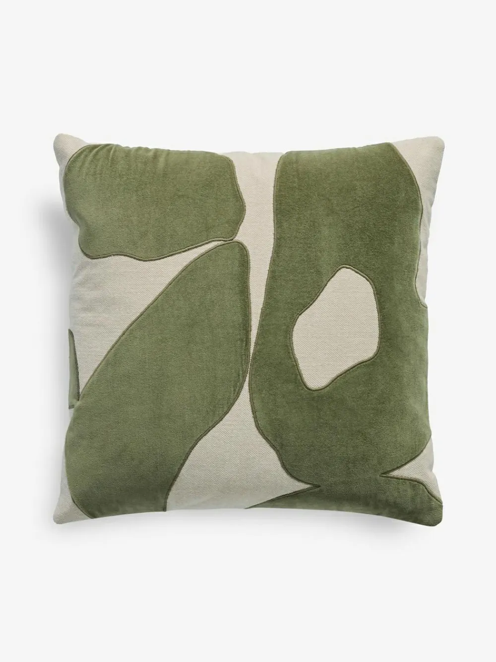 Clearance Next 50 x 50cm Abstract Cushion Green