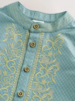 New Next Baby Occasion Romper (0mths-2yrs) Green