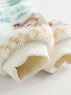 Discount Next Baby Fleece Top and Joggers Set (0mths-2yrs) Green Bear Fairisle