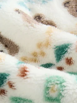 Discount Next Baby Fleece Top and Joggers Set (0mths-2yrs) Green Bear Fairisle