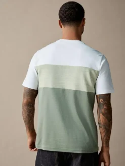 Outlet Next Block T-Shirt Green