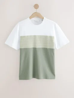 Outlet Next Block T-Shirt Green