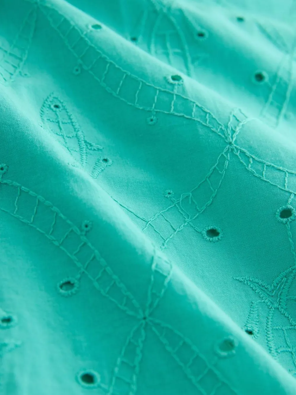 Next Green Broderie Shirt^Women Blouses & Shirts