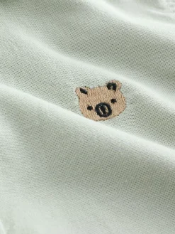 Outlet Next Green Character Long Sleeve Long Sleeve Oxford Shirt (3mths-7yrs)