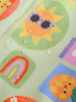 Clearance Next Green Character Waterproof Printed Puddlesuit (6mths-7yrs)