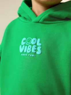 Best Next Cool Vibes Printed Hoodie and Joggers Set (3mths-7yrs) Green