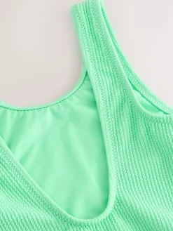 Next Crinkle Swimsuit (3-16yrs) Green