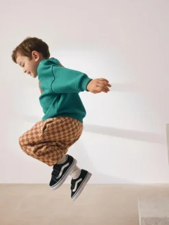 Next Green Croissant Single Sweatshirt And Stripe Joggers Set (3mths-7yrs)^BOY Cosy Club|Sweatshirts & Hoodies