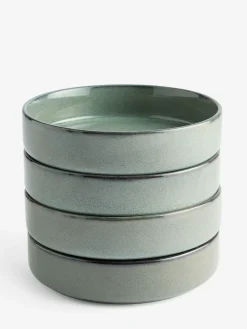 Clearance Next Green Dalton Set of 4 Pasta Bowls