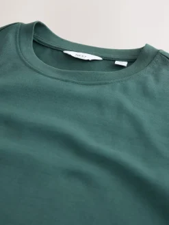 Hot Next Green Dark Relaxed Fit Heavyweight T-Shirt
