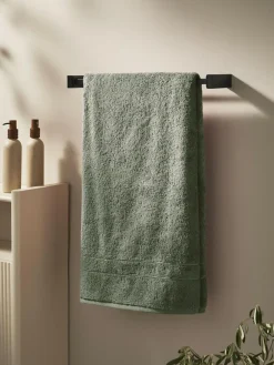 Next Green Egyptian Cotton Luxe Heavy Weight Towel^ Towels & Bathmats
