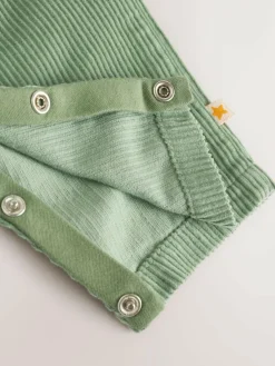 Next Green Farm Cord Dungarees and Bodysuit Set (0mths-2yrs)^BOY Rompers & Overalls|Dungarees