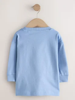 Best Next Green Farm Scene Long Sleeve Appliqué T-Shirt (3mths-7yrs)