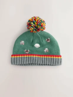 Sale Next Baby Hamish and Friends Knitted Hat (0mths-2yrs) Green Farmyard