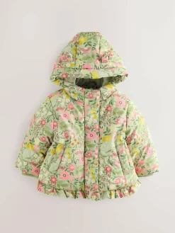 Next Shower Resistant Frill Hem Padded Coat (3mths-7yrs)^ Baby Winter Clothing|Coats, Jackets & Pramsuits