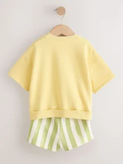 Next Green Fruit Top and Shorts Set (3mths-7yrs)