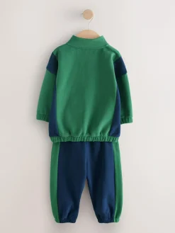 Next Half Zip Top and Joggers Set (3mths-7yrs)^BOY Cosy Club|Baby Winter Clothing