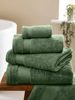 Online Next Green Ivy Egyptian Cotton Towel