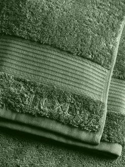 Online Next Green Ivy Egyptian Cotton Towel