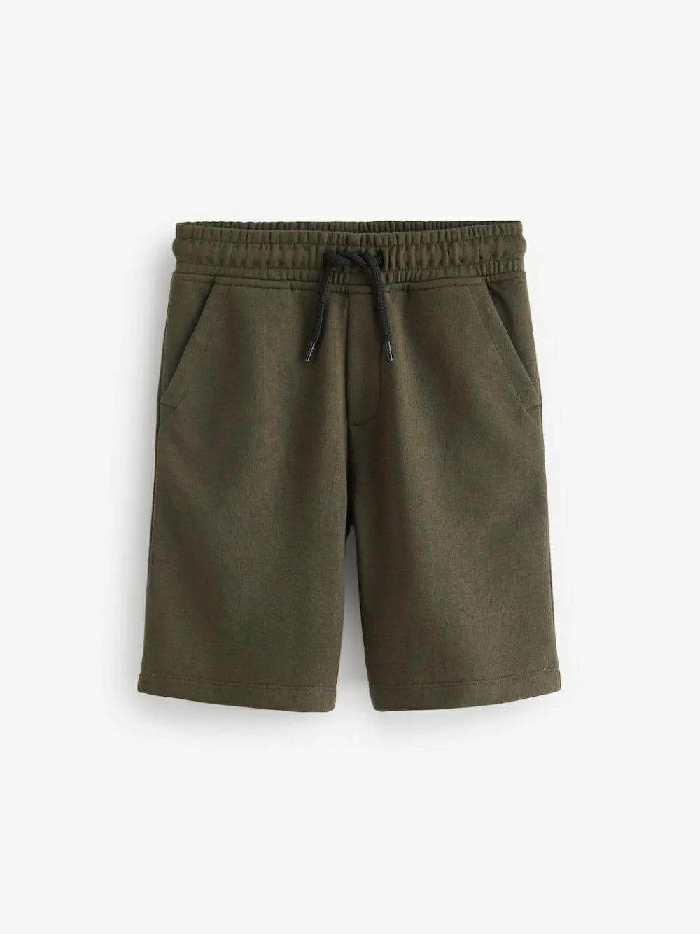 Next Green Khaki Regular Fit Basic Shorts (3-16yrs)^BOY Shorts