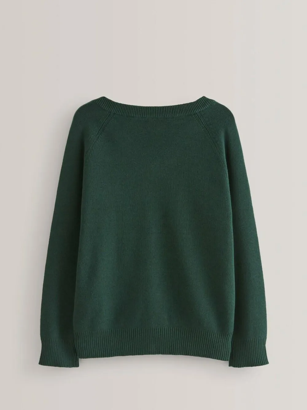 Clearance Next Green Knitted V-Neck School Jumper (3-16yrs)