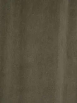 Next Green Light Olive Matte Velvet Blackout/Thermal Curtains^ Curtains & Blinds