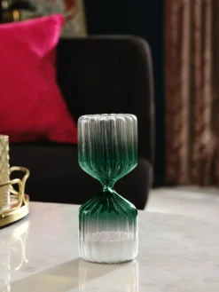 Sale Next Green Ombré Glass Decorative Sand Timer