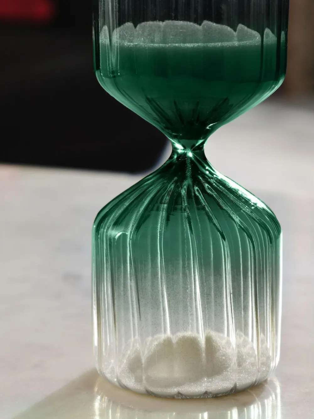 Sale Next Green Ombré Glass Decorative Sand Timer