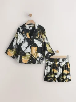 Next Button Through Short Pyjamas Set^Women All Night & Lounge|Pyjamas