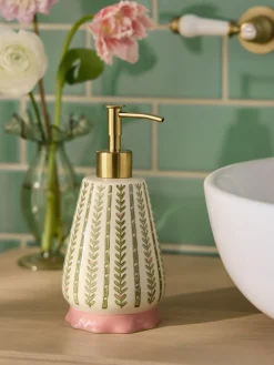 Discount Next Green Pattern Frill Soap Dispenser